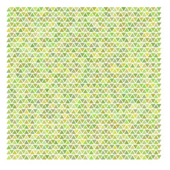 Green triangles mosaic pattern background.