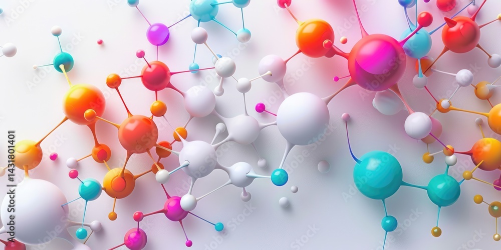 Poster picture symbolized globalize connection with particle connecting represent internet system communica