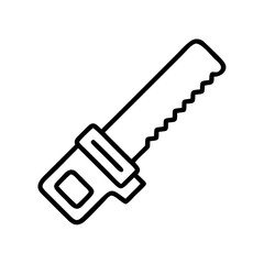 Find the best hand saw for woodworking projects and diy projects with this hand saw icon vector