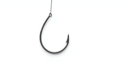 Fishing hook isolated