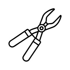 Illustration of lineman pliers hand tool for gripping cutting and bending wires repair work 90