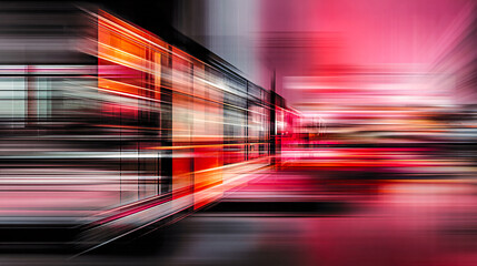Paysage urbain, trafic dans la ville