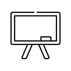 Find whiteboard drawing icon vector illustration for education presentation and teaching resource