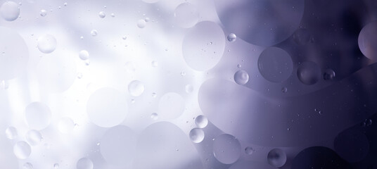 Abstract Purple water bubbles background
