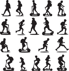 People sillhouttee vector