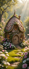 wooden bird house