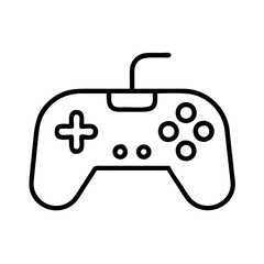 Game controller vector illustration for console gaming and esports competition design element and icon