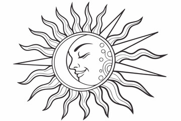 sun and moon