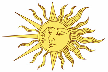 sun cartoon character