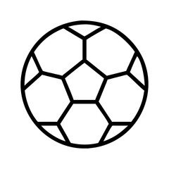 Fototapeta premium Download vector soccer ball icon for sports design and football game graphic elements template