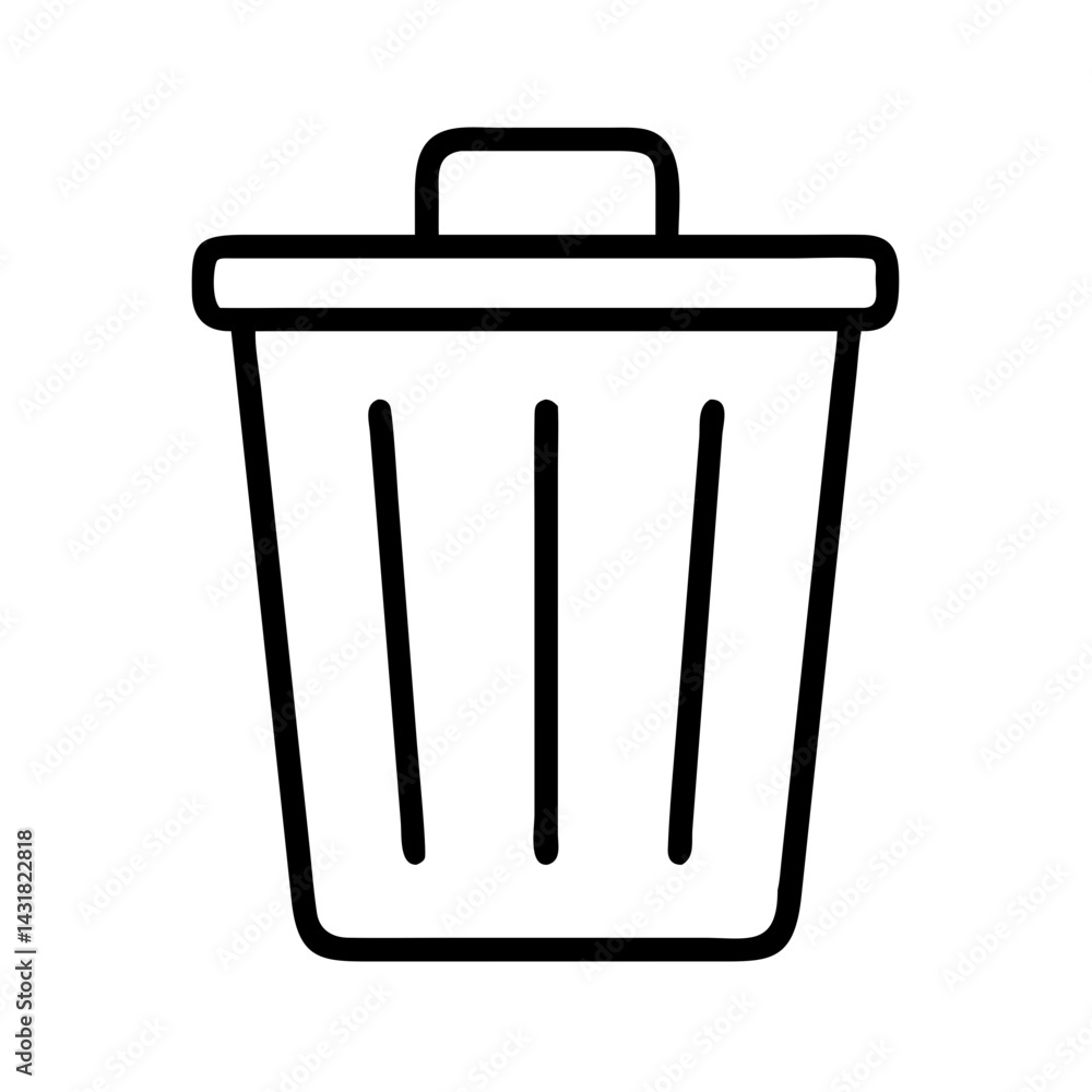 Poster find recycle bin icon vector image for waste management and garbage disposal design projects online