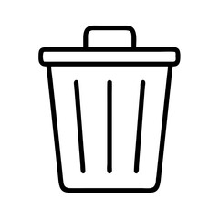 Find recycle bin icon vector image for waste management and garbage disposal design projects online