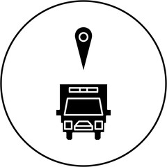 location of ambulance icon design