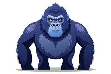 Fototapeta premium Gorilla illustration on White Background