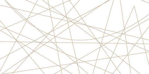 Intersecting Lines Web Modern Geometric Pattern on White. random Line Lattice Abstract Pattern in white background