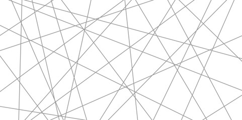 Intersecting Lines Web Modern Geometric Pattern on White. random Line Lattice Abstract Pattern in white background