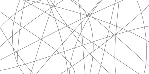 Intersecting Lines Web Modern Geometric Pattern on White. random Line Lattice Abstract Pattern in white background