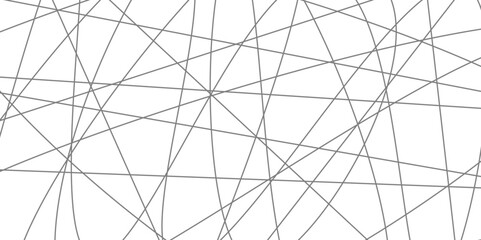 Intersecting Lines Web Modern Geometric Pattern on White. random Line Lattice Abstract Pattern in white background