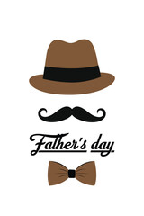 Fathers day vector