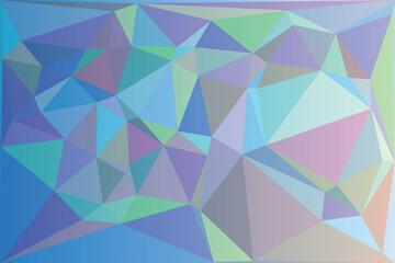 Obraz premium Vibrant Geometric Abstract Background with Colorful Triangles