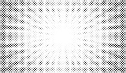 Comics background. Abstract lines backdrop. Shading sunrays. Design frames for title book. Texture explosive polka. Beam action. Pattern motion flash. Rectangle fast boom zoom. Vector illustration