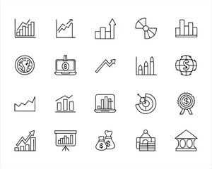 Stock Market icon set
