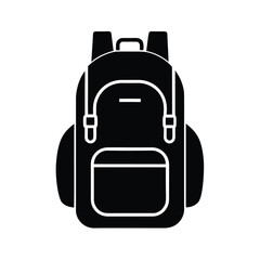 Sport Backpack Silhouette Vector Design