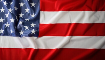 Naklejka premium american flag on grey background