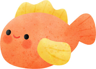 Under the Sea Animals Hand Drawn Marine Set