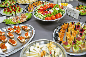 Buffet in the office.