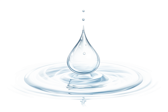 Water Drop Hydration Icon