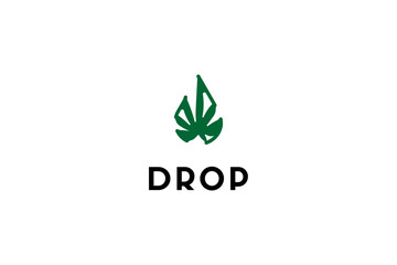 Template logo design solution for CBD oil