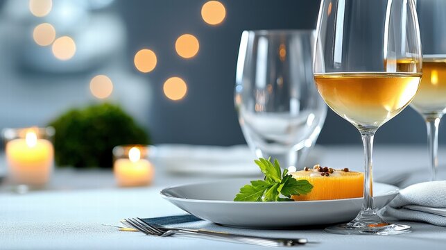 Gourmet dining experience on a private jet flight
