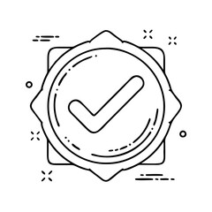 checkmark icon, checkmark vector illustration-simple illustration of checkmark , perfect for checkmark logos and icons