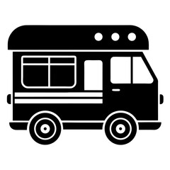 Red vintage London double-decker bus vector illustration for public city transport