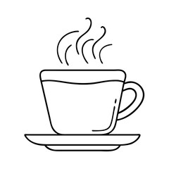 coffee cup icon, coffee cup vector illustration-simple illustration of coffee cup , perfect for coffee cup logos and icons