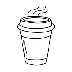 coffee cup icon, coffee cup vector illustration-simple illustration of coffee cup , perfect for coffee cup logos and icons