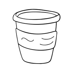 coffee cup icon, coffee cup vector illustration-simple illustration of coffee cup , perfect for coffee cup logos and icons