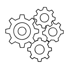 cogwheel group icon, cogwheel group vector illustration-simple illustration of cogwheel group , perfect for cogwheel group logos and icons