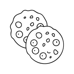 cookies icon, cookies vector illustration-simple illustration of cookies , perfect for cookies logos and icons