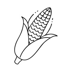 Naklejka premium corn icon, corn vector illustration-simple illustration of corn , perfect for corn logos and icons