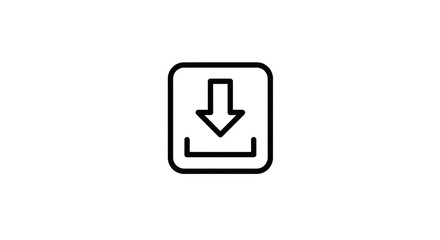 Download Icon Isolated on transparent background, PNG 