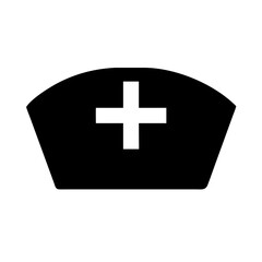 Nurse Cap Icon Vector Illustration