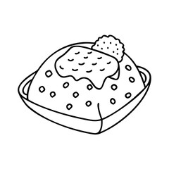 dessert icon, dessert vector illustration-simple illustration of dessert , perfect for dessert logos and icons