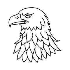 eagle icon, eagle vector illustration-simple illustration of eagle , perfect for eagle logos and icons