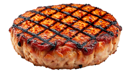 Grilled Burger Patty: Cooked Ground Meat