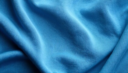 Obraz premium light blue fine cotton jersey fabric texture as background