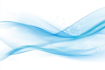 Delicate, flowing blue abstract design with subtle sparkle.