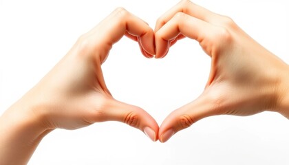 Fototapeta premium Hands forming a heart shape (2)