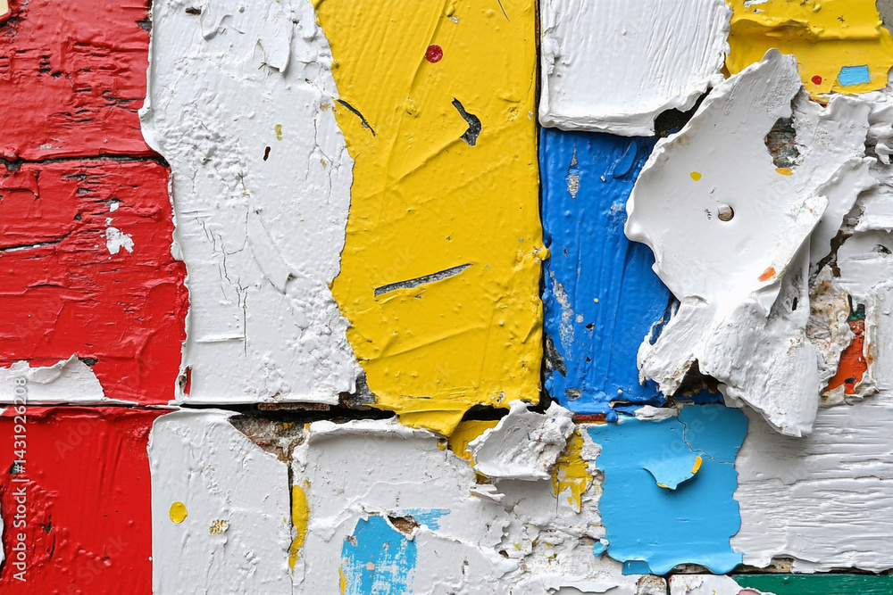 Poster exploring the interplay of chaos and creativity in an abstract formation